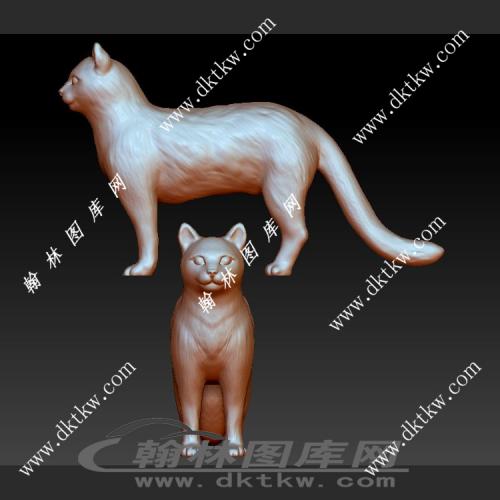 猫猫立体圆雕图（SKT-392）