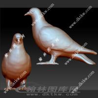 信鸽立体圆雕图（SKT-523）
