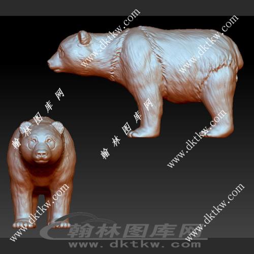 熊立体圆雕图（SKT-533）