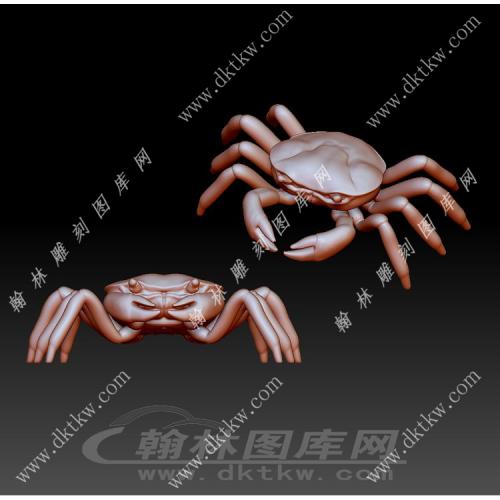 螃蟹立体圆雕图（YDS-755）