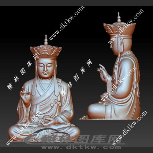 地藏王菩萨立体圆雕图（SKT-690）