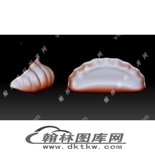 饺子模型立体圆雕图（YDS-775）