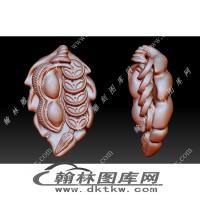 一叶生财立体圆雕图（YDS-792）