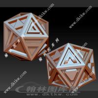 3D二十面体立体圆雕图（SKT-658）