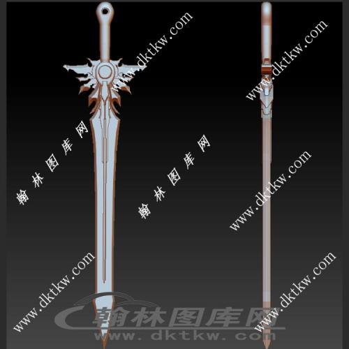 泰瑞尔的剑 圣剑艾德鲁因 立体圆雕图（SKT-195）