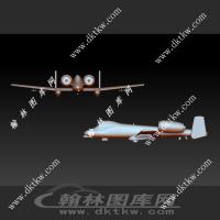 A10战斗机立体圆雕图（SKT-237）