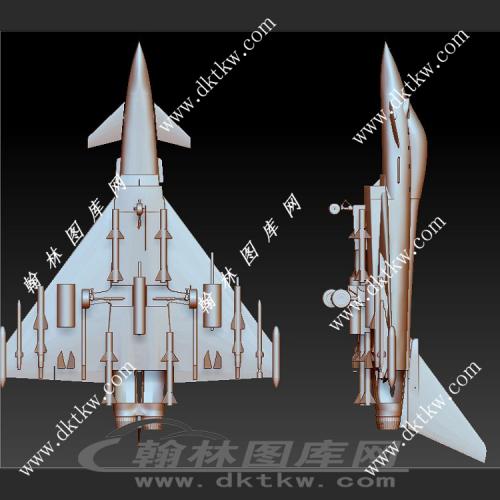 战斗机立体圆雕图（SKT-581）