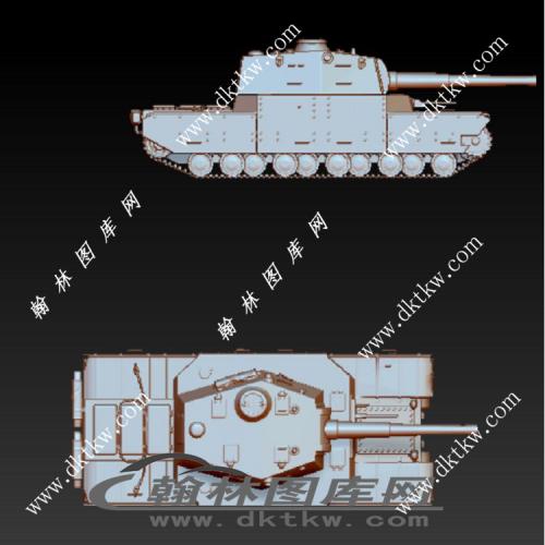 陆战坦克立体圆雕图（RNG-281）