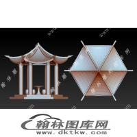 凉亭立体圆雕图（YDS-529）