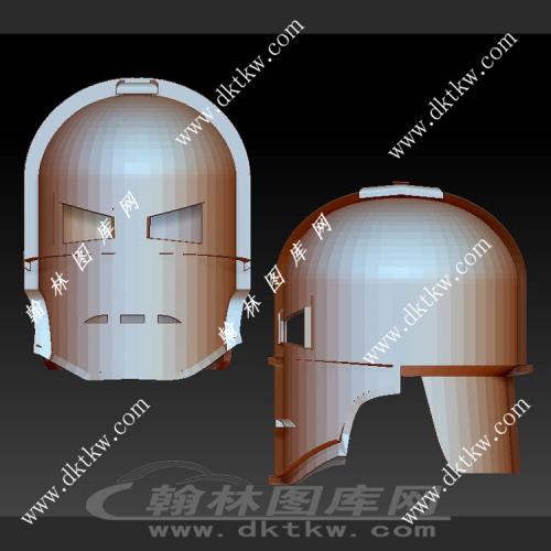 钢铁侠的头盔立体圆雕图（SKT-337）