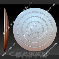 美国队长盾牌立体圆雕图（SKT-394）