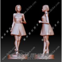 穿礼服美女立体圆雕图（YDS-867）