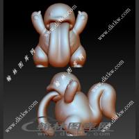 大舌舔立体圆雕图（DWG-015）