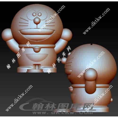 哆啦a梦机器猫存钱罐立体圆雕图（RNG-363）