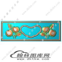 马宅沙发桃抽斗精雕图（EDG-059）