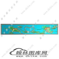 马宅沙发蝙蝠抽斗精雕图（EDG-058）