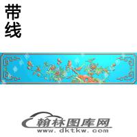 牡丹抽斗精雕图（EDG-060）