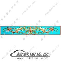 西番莲抽屉精雕图（EDG-079）