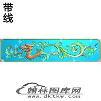 洋花床大抽斗精雕图（EDG-090）
