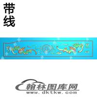 八宝床侧面精雕图（EDG-105）