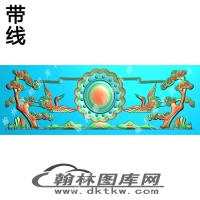 松鹤山水精雕图（EDG-166）