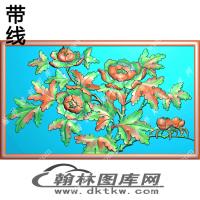 芙蓉花精雕图（EDG-154）