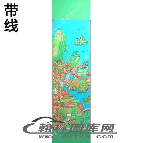 静香风景顶箱精雕图（EDG-447）