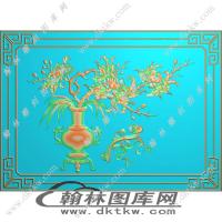 大板台中间花精雕图（EDG-145）
