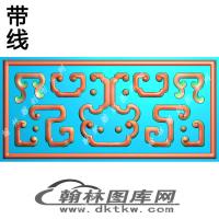 福床有余椅背中间精雕图（EDG-635）