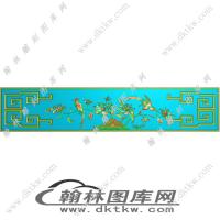 仓板一对精雕图（EDG-787）