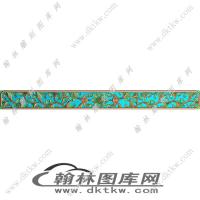 床面下牙板精雕图（EDG-878）