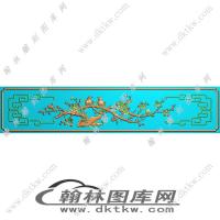 大台前上小板梅精雕图（EDG-893）