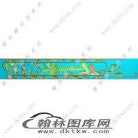 精品百子床围板精雕图（EDG-924）