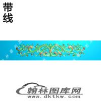 洋花床低拼下花板精雕图（EDG-848）