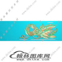门厂上小花板精雕图（RNG-718）