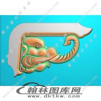 象三角斜 精雕图（EDG-1108）