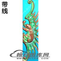 蝙蝠夹花精雕图（EDG-1072）