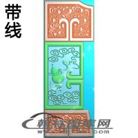 床脚桥头精雕图（EDG-559）
