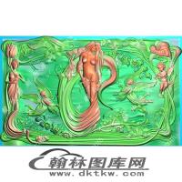 美女天使精雕图（XJD-661）