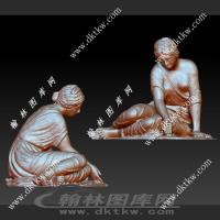 性感的女人立体圆雕图（SKT-529）