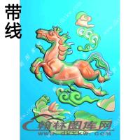 马上有钱精雕图（XJD-008）
