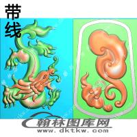 仿古龙精雕图（XJD-034）