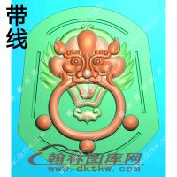 仿古兽牌精雕图（XJD-247）