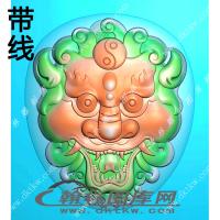 恶魔头精雕图（XJD-055）