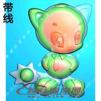 卡通公仔挂件精雕图（XJD-540）