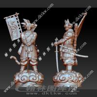 七龙珠悟空武士版立体圆雕图（DWG-050）
