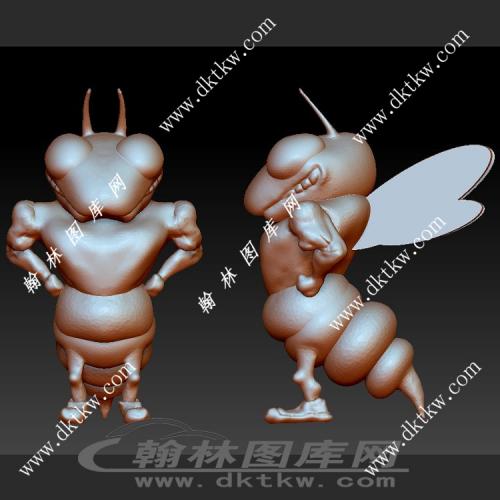 小蜜蜂吉祥物立体圆雕图（SKT-503）