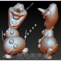 雪人立体圆雕图（RNG-047）