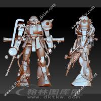 渣古机甲战士立体圆雕图（SKT-579）