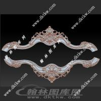 2号床高片顶冠立体圆雕图（OMG-167）